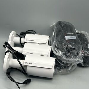 Amcrest HDCVI 720P Bullet IP66 Camera / AMC720BC28-W - lot of 3